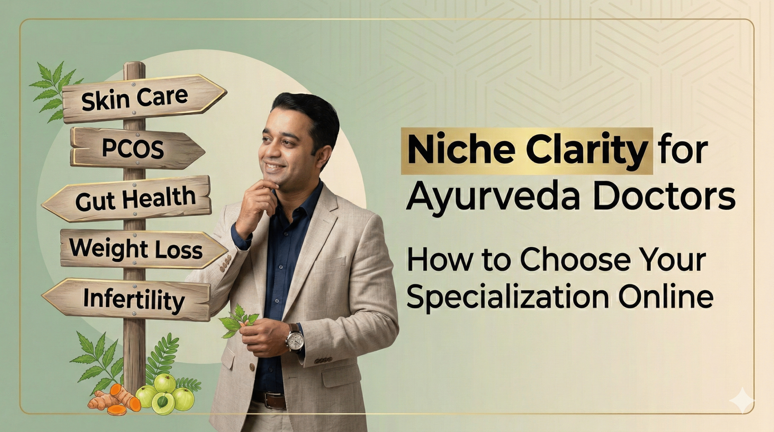 Niche Clarity for Ayurveda Doctors – How to Choose Your Specialization Online