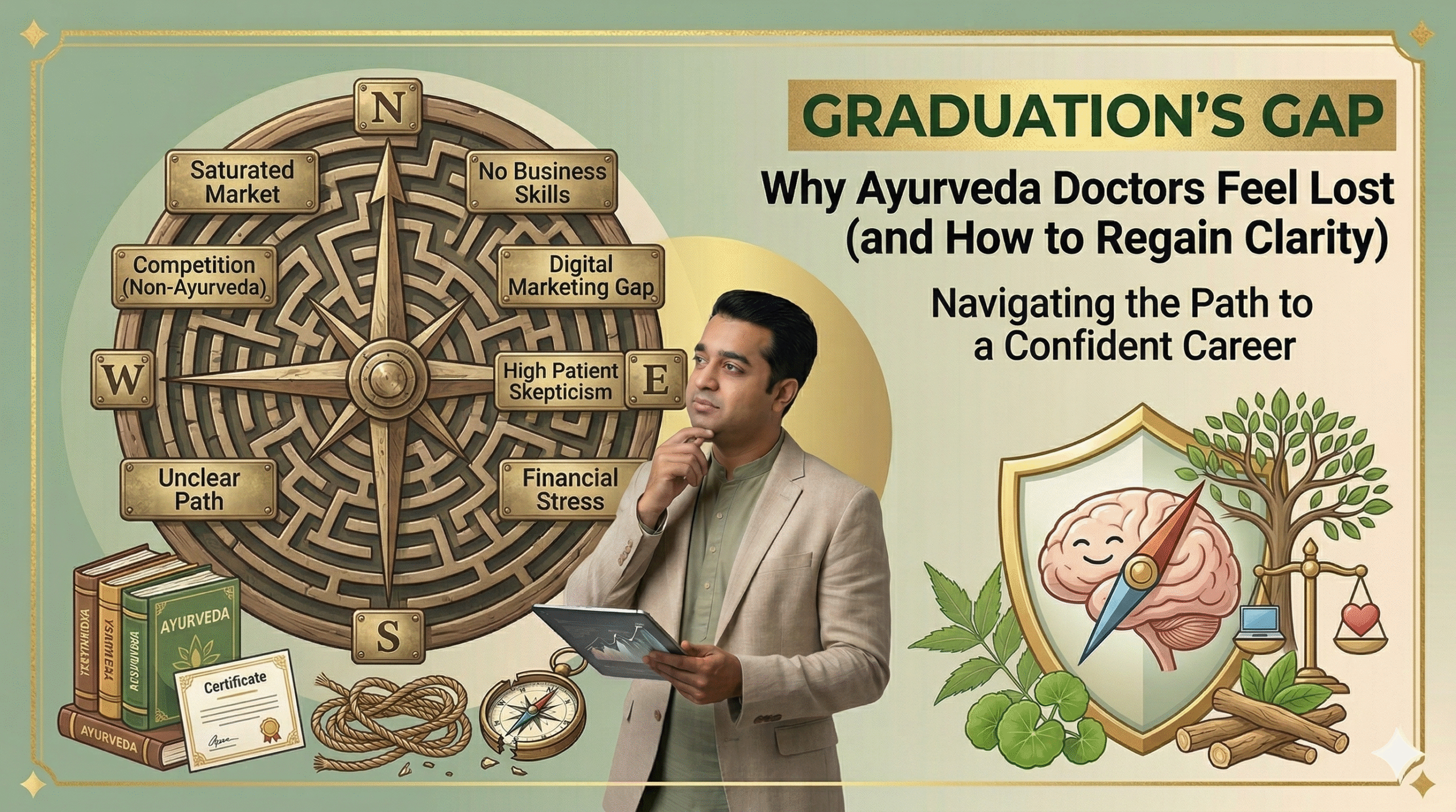 Why Most Ayurveda Doctors Feel Lost After Graduation (And How to Regain Inner Clarity)